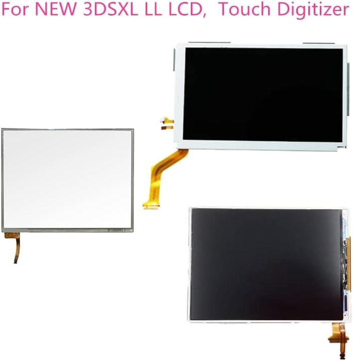 for New 3DS XL Top Bottom & Upper Lower LCD Screen Display Replacement for Nintend New 3DS XL LL LCD Display (Bottom LCD)