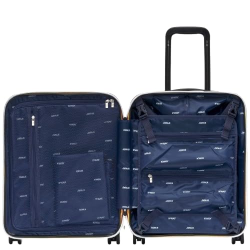 K81372W COL K89 Sac trolley unisexe en polycarbonate bleu foncé