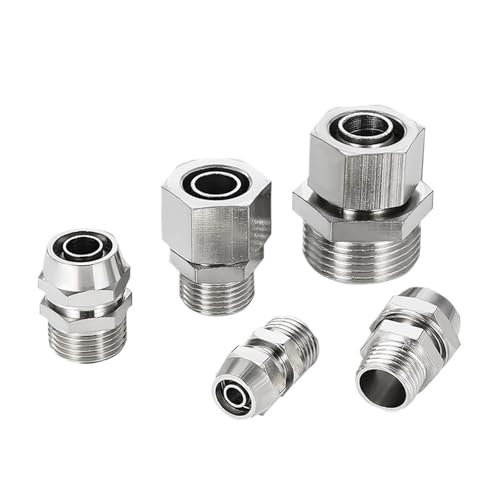 Accesorio de aire neumático PC 4-M5 conector rápido de manguera 1/8 3/8 1/2 4