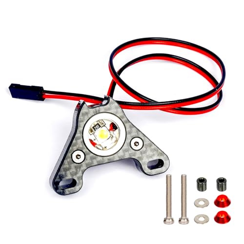 Nylon Headlight Lights Kit for Arrma 6S 1/8 Typhon V4 V5 TLR,Durable Front Light Lamp Upgrade Set,RC Car Headlight LED Light Set Lamp Bar for Arrma 6S Upgrade Parts Accessories
