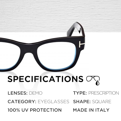 Image of Tom Ford FT5040-B Square Shape Eyeglass Frame With Luxury Eyewear Kit