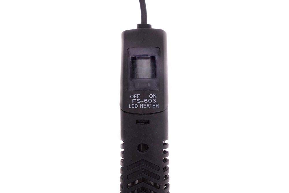 AquaOne Chauffage d'aquarium 300 W - Barre chauffante numérique - Chauffage pour aquariums jusqu'à 500 l - Chauffage régulier pour bassins d'eau douce et d'eau de mer - Chauffage électrique Aquaheat