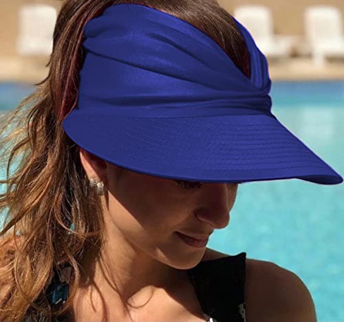 Visera de sol para mujer con protección UV y ala ancha miniatura 6
