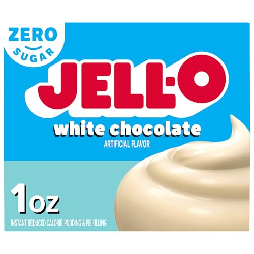 Jell-O White Chocolate Zero Sugar Instant Reduced...