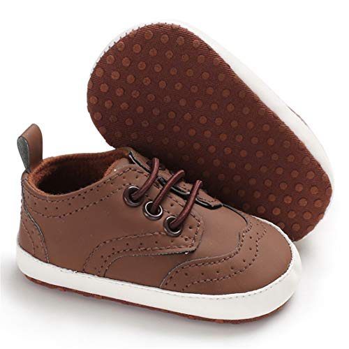 Timatego Infant Baby Boys Girls Snow Boots Non Slip Soft Sole Toddler First Walker Crib Warm Winter Shoes 3-18 Months
