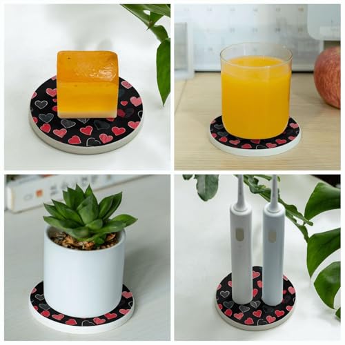 Dessous de verre ronds protection de table efficace contre l'eau - 7