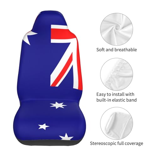 Housse de siege auto drapeau australien antiderapante auto