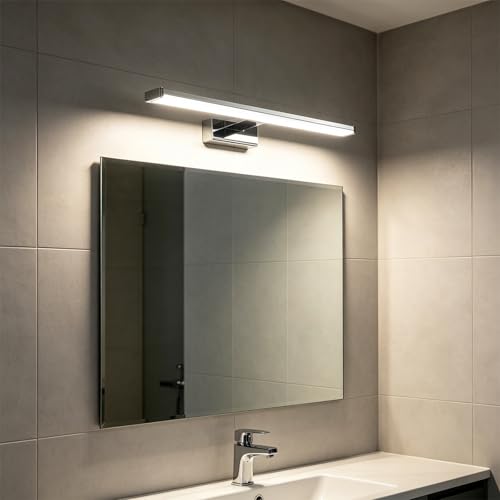Maxled, Light is Led! Led Lampe Miroir Salle de Bain 40cm 8W 640lm Blanc Neutre 4000K Slim Bain Miroir Lampe IP44 Étanche Applique Murale Moderne Luminaire...