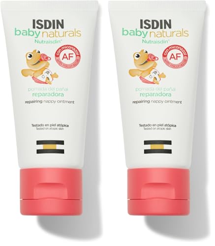 ISDIN BabyNaturals Pomada para la dermatitis del pañal, 50 ml (Paquete de 2)