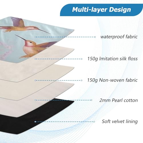 Funda para portátil 13-14 pulgadas impermeable con diseño floral miniatura 4