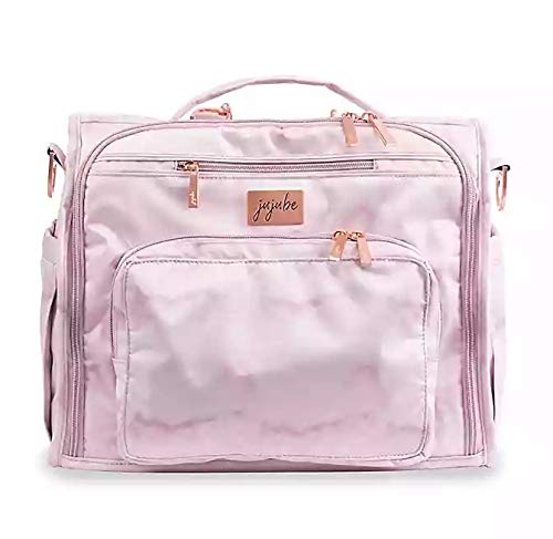 JuJuBe B.F.F. Diaper Backpack, Multi-functional Convertible Messenger BagTravel-Friendly, Stylish Diaper Bag