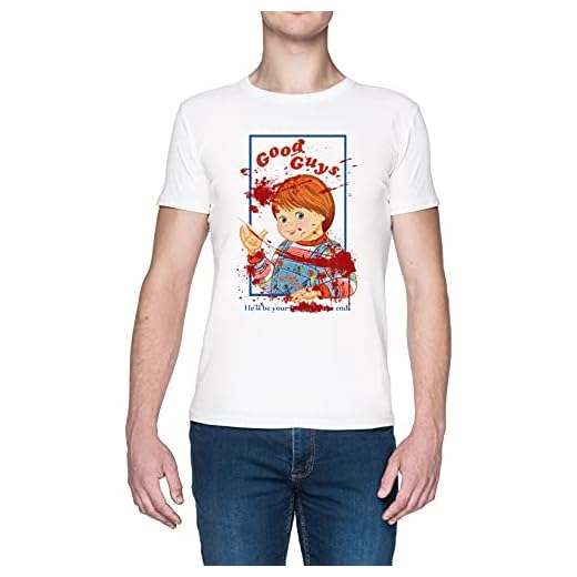 Good Guys Vit Herr T-shirt Storlek 5XL White Men's Tee Size 5XL