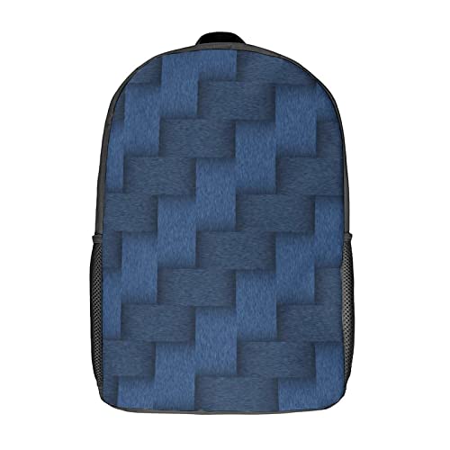 Sac à dos pour enfants étanche et résistant bleu 17" 3D