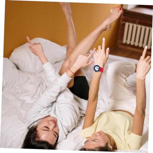 Cute Knitted Craft Wristwatches Set for Couples Simulation Wristbands Funny Knitting Pattern Ideal Present for Students Boys and Girls2