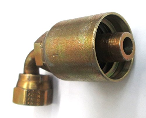 HF 1J943-06-08 - Parker 1J943-6-8 Fitting 1/2'' Hose X 3/8'' Female Seal-Lok - Swivel - 90° Elbow - Short Drop (Forseal/O-Ring Face)