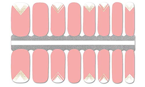 Pink Nail Polish Wraps - Nail Polish Strips