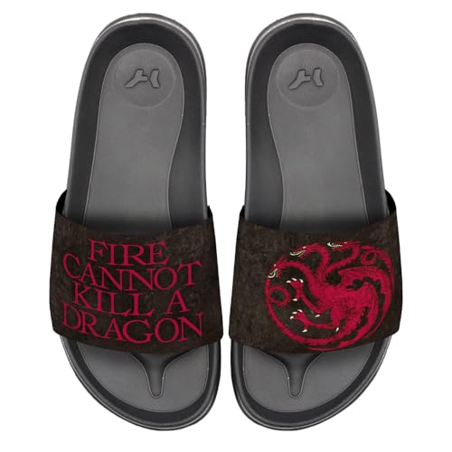 Popfunk Game of Thrones Targaryen Unisex Adult Slides Sandals Officially Licensed Hypd Slydr Switch™