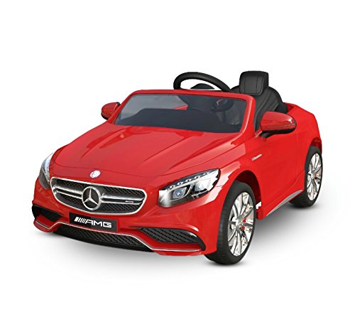 LT 872 Coche eléctrico para niños MERCEDES SL 65 AMG con pantalla digital - Rojo