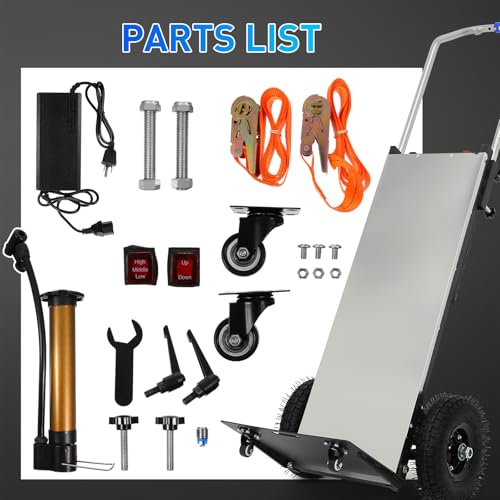 Carretilla eléctrica para escaleras 1200W capacidad 881lbs miniatura 7