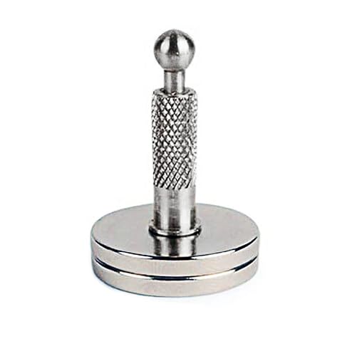 Jiayouy Silver Round Base Imán Guitarras Acústicas Accesorio Luthier DIY Herramientas para Reparar Grietas Superiores, Magnetizar Pastillas ect