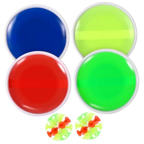 Toddmomy Interactive Suction Cup Balls Catch Ball Game for Boys and Girls Blue Plastic Boy Girl's Toy Random