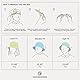 GADIEMKENSD Summer Bucket Hat for Women Cotton Bucket Hats for Men SPF UPF Sun Protection Trendy Portable Outdoor Travel Hat for Golf Hiking Fishing Camping Grey