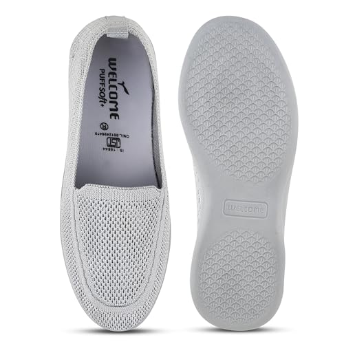 Image of URJO Womens Knit-29 Women's Lightweight Walking Shoes Super Casual Running for Everyday Wear Shoe for Women by Welcome Walking Shoe