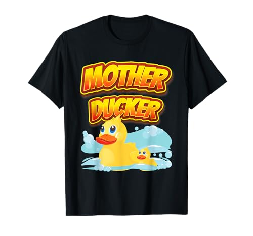 Pato de goma Pato divertido de madre Pato de baño Juguete Camiseta