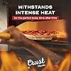 Crust Master Pizza Steel Set - XL (14x14 - 1/4 Thick) Square Conductive Metal Pizza Baking Pan for Cooking Pizzas in Oven and BBQ - Perfect as Pizza Oven Accessories Kit and Pizza Tray