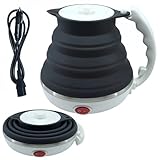 DOFQQG 24V Portable Kettle, Collapsible Truck Kettle with Cigarette Lighter...