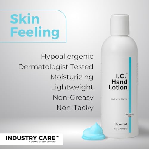 Image of I.C. Lotion Lightly Fragranced Greaseless and Hypoallergenic Contains No Silicone, Lanolin, Glycerin or Mineral Oil. Antistatic, Glove Safe. NSF E4. 8oz ESD Bottle (ICL-8-ESD)