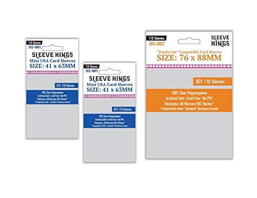 Sponsored Ad - Zombicide: Black Plague Compatible Sleeve Bundle (8801 X 2 + 8827 X 1)