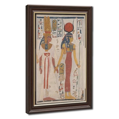 Impression sur toile Reine Nefertari, idée cadeau culture égyptienne avec cadre