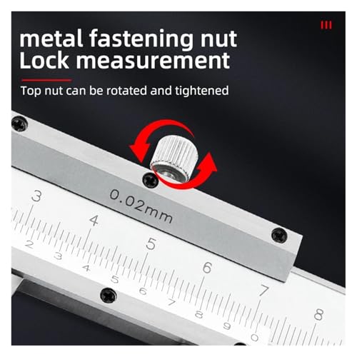 Calibrador Vernier Mecánico 0-150 mm Acero Carbono miniatura 3
