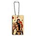 Mortal Kombat Klassic Scorpion Character Wood Wooden Rectangle Keychain Key Ring