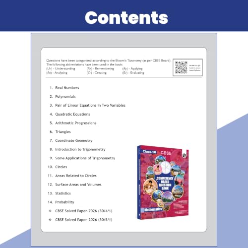 Image of PW CBSE Class 10 Competency Based Question Bank Mathematics By Ritik Sir For 2027 Board Exams | 400+ Real-life Application based Questions | Higher Order Thinking MCQs & Case-Based Ques