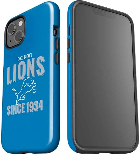 Skinit Impact Phone Case Compatible with iPhone 13 - Officially Licensed NFL Detroit Lions Helmet Design