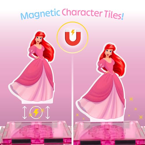 Tytan Disney Princess 172-Piece Magnetic Tiles Castle Set with Marble Run — view 14