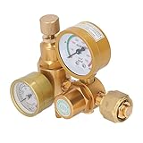 Argon CO2 Meter, Argon CO2 Regulator Precise Adjustment from 0 to 3500PSI Easy to Use for MIG Applic