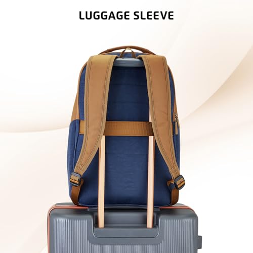 Image of Safari Dart 1 24L College backpack, 2 compartments, 17 inch laptop compatible, Smart trolley sleeve, Front pocket, college backpack bags for women and men, travel bag, Ideal for Students, Color - Blue