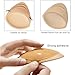 VANTOBEST 2 Pairs Adhesive Bra Pads Silicone Push Up Sticky Inserts Removable Breathable Triangle Cups for Women