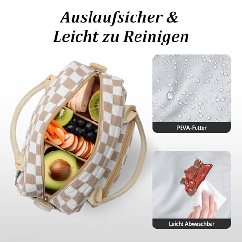 AOTM Kühltasche Klein Frauen Männer, 12L Lunchtasche mit Gurt für Arbeit – Ansicht 5