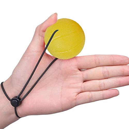 GYOUZA Squeeze Ball for Hand Strength - Hand Exercise Squeeze Ball on a String | Multiple Levels Exercise Gel Squeeze Balls for Hand Finger Wrist Muscles Training