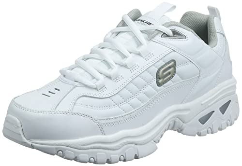 Skechers mens Energy Afterburn road running shoes, White,14 2E