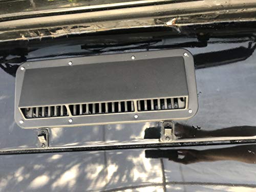 Ecotric Cowl Vent Scoop Compatible With 1978-1995 Jeep Cj Wrangler Yj Air Vent Scoop Ram Air Induction Hood Scoop Ram Replacement For 13307.01 #TOP6