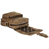 Greenburry Torba na ramię w stylu vintage brązowa 20 x 15 x 7 cm, brązowy, jeden rozmiar