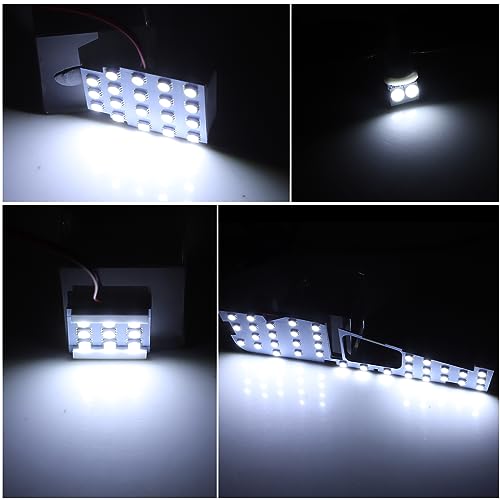 Set 10 Lámparas LED 5050SMD 6000K Interior Toyota Alphard miniatura 3