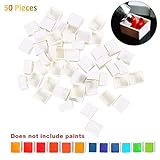 Ahorro de espacio y tamaño portátil, fácil de usar y reemplazar. Estuches de acuarela, que pueden extruir pinturas de acuarela de los tubos para crear su propio juego de pinturas de acuarela y sacarlas para viajar.