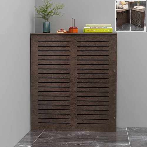 Cubierta de radiador estante para gabinete que evita quemaduras y aprovecha huecos libres
