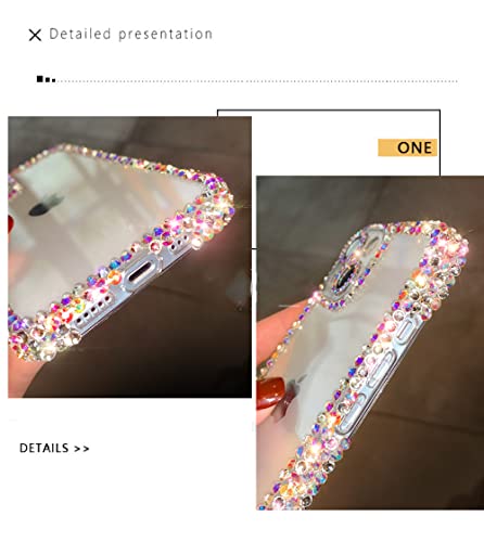Coque transparente iPhone 11 avec protection d'objectif pailletée diamant anti-choc - 7